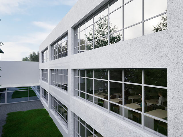 Maketa novog dijela srednjoškolske zgrade u Gospiću                                                                                                                                                                                                       